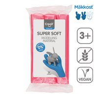 Creall Super Soft Modelling Clay 500 g – pink