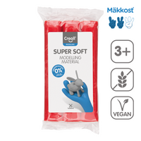 Creall Super Soft Modelling Clay 500 g – red