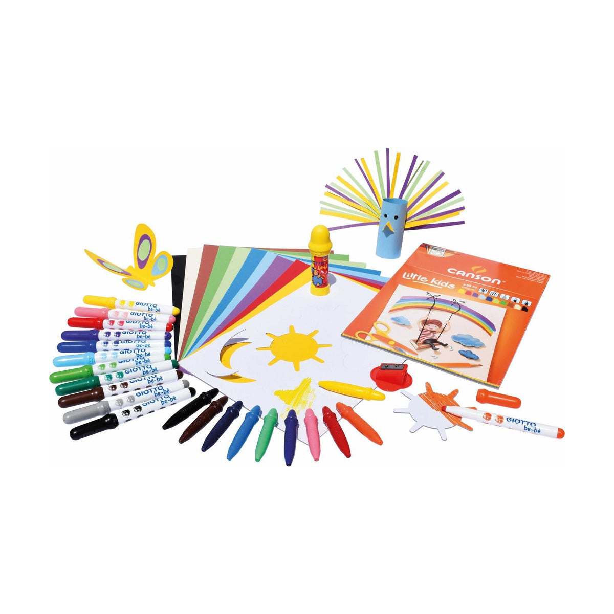 Creative art set GIOTTO be-bè Little Creations - 58 pcs