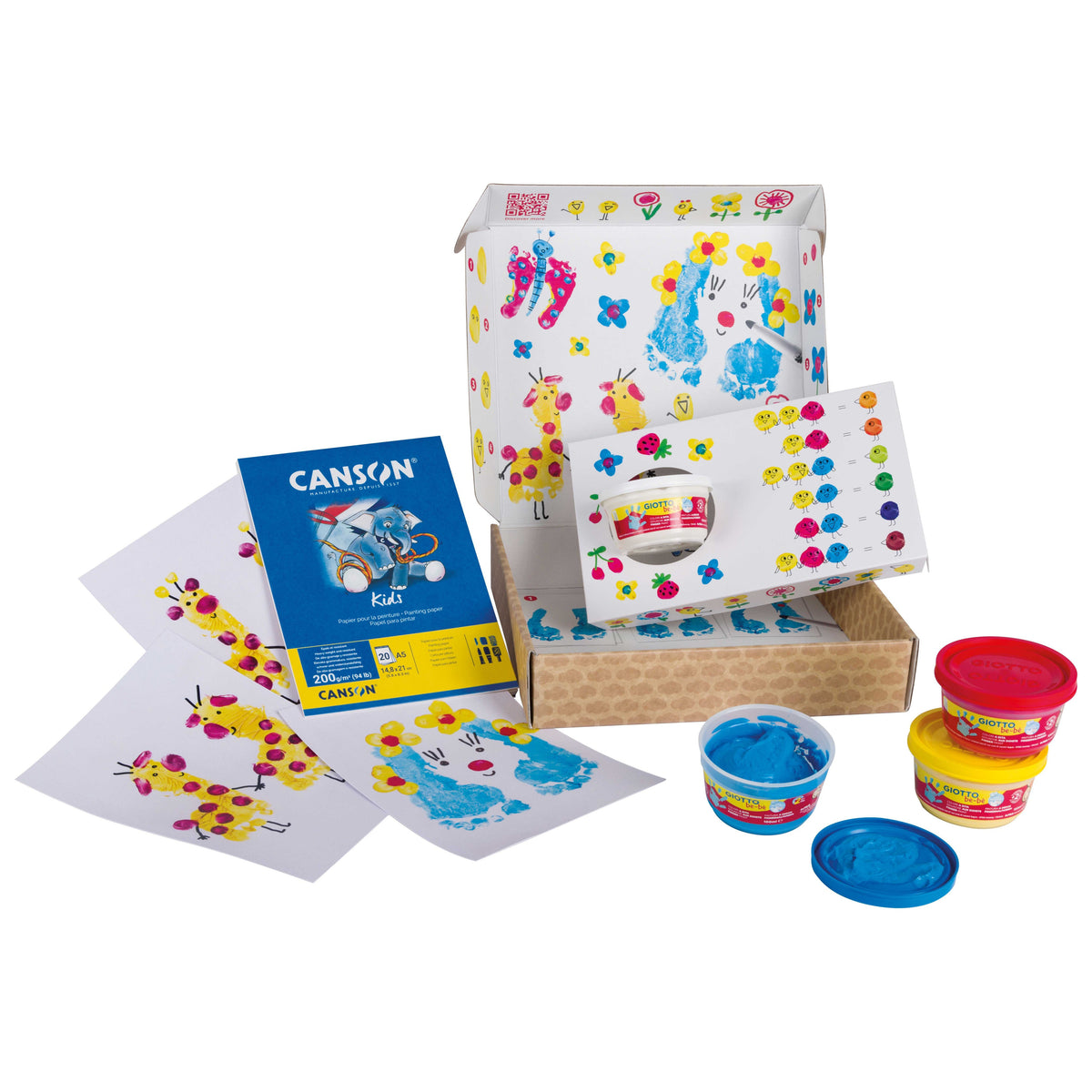 Creative art set GIOTTO be-bè My Little Feet A5 - 5 pcs