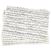 Creative Paper with Music Print A4