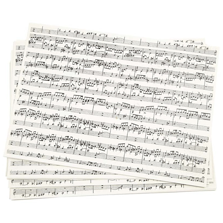 Creative Paper with Music Print A4