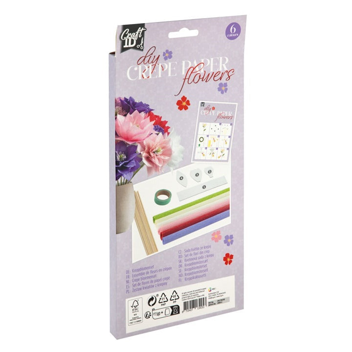 Crepe Paper Flower-Making Set, 6 Colors — image 2