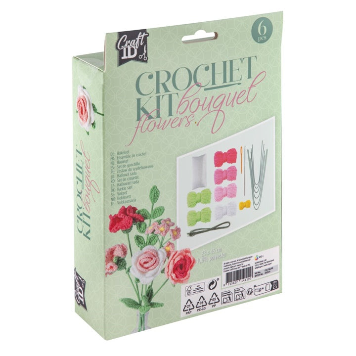Crochet Set: Pink Bouquet — image 2