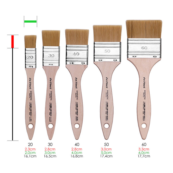da Vinci 2429 Synthetic Bristle Mottler Brush | various sizes — image 3