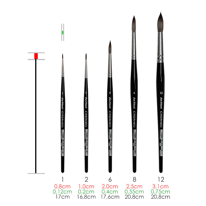 da Vinci Casaneo 5598 Brush | various sizes — image 6