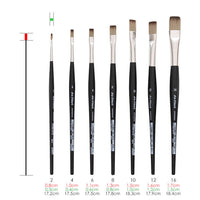 da Vinci Flat Brush Synthetics 3374 | various sizes — image 1