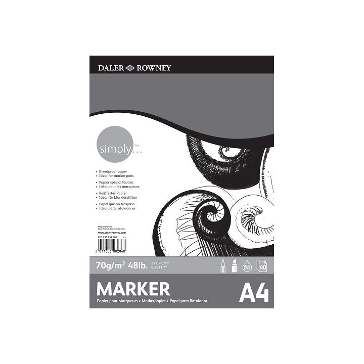 Daler-Rowney Drawing Pad for Markers | Various Formats