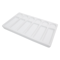 DALER ROWNEY Rectangular Porcelain Mixing Palette - 22 x 20 cm