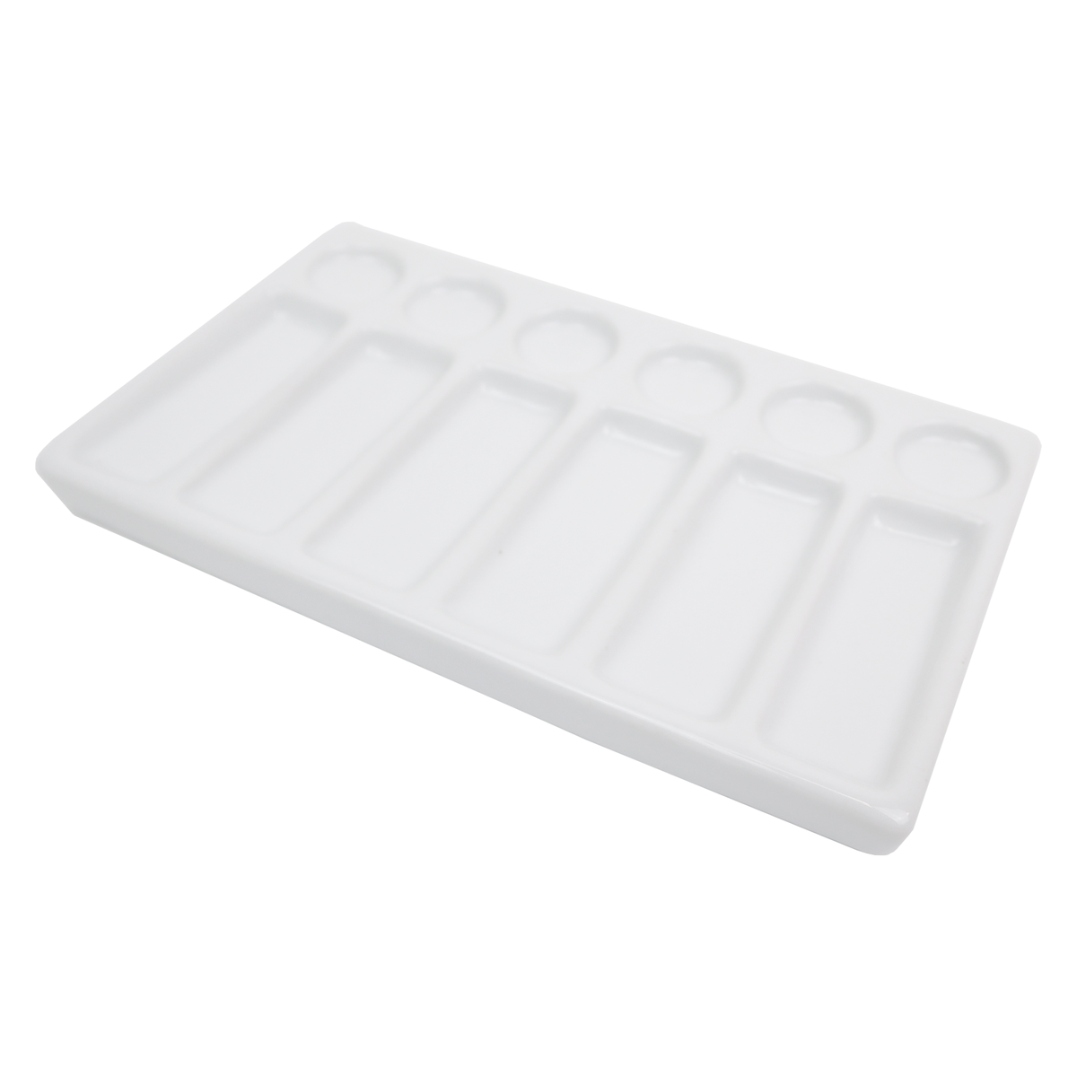 DALER ROWNEY Rectangular Porcelain Mixing Palette - 22 x 20 cm