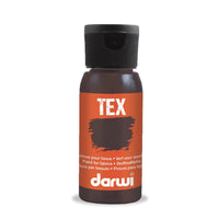 DARWI TEX Fabric Paint 50 ml – Dark Brown