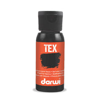 DARWI TEX Fabric Paint 50 ml – 100 Black