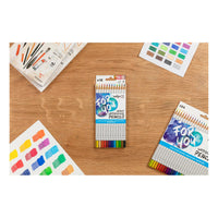 DARWI Watercolor Pencil Set - 12 pcs