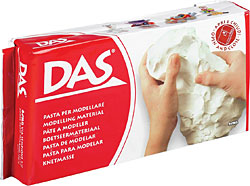 DAS Modeling Clay, White, 1 kg