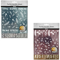 Decorative and Metallic Transfer Foils 2-in-1 | various options — image 1