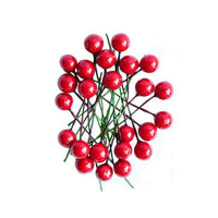 Decorative Holly Berries, 24 Pcs | various shades — image 1