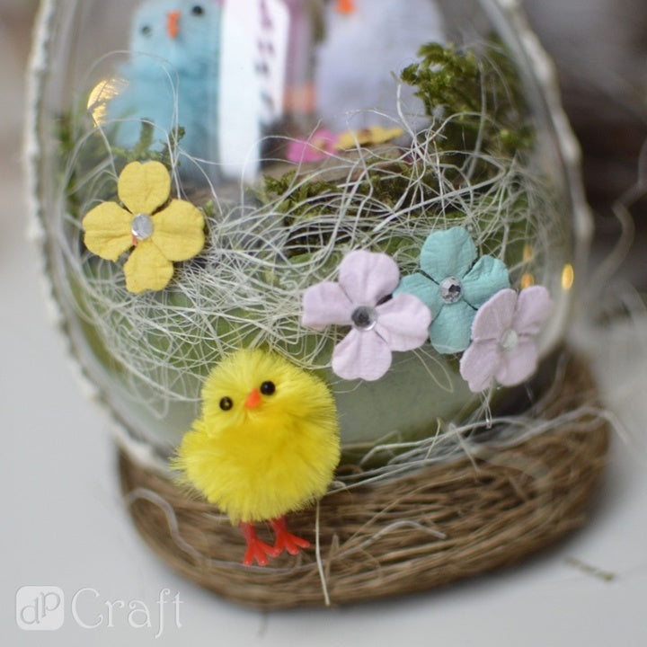 Decorative Natural Nests, 9 cm, Set of 4