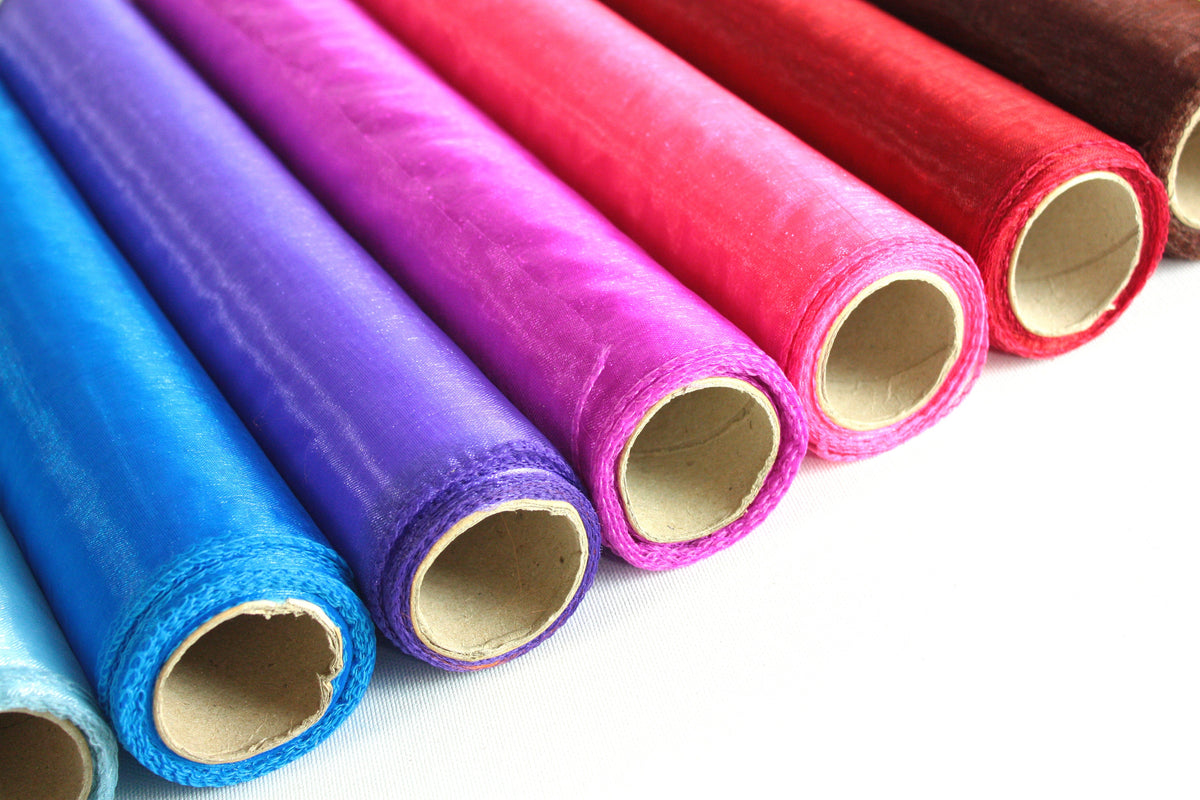 Decorative Organza, 37 cm - 9 m | various colors