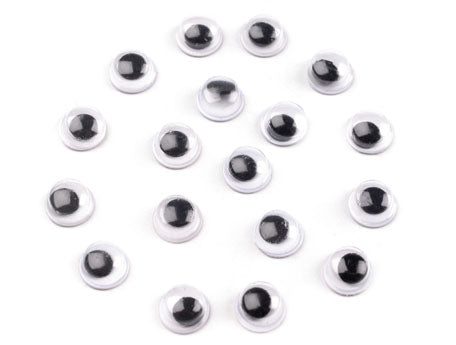 Decorative Ornaments - Wiggle Eyes, 100 pcs | various sizes