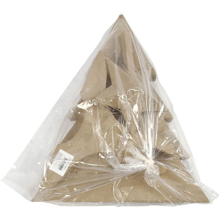 Decorative Paper Mache Christmas Tree, 63 cm