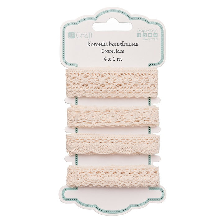 Decorative Ribbon, Set of 4 – Beige