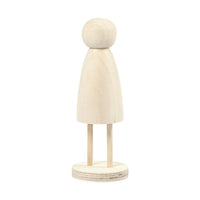 Decorative Wooden Figure on a Base