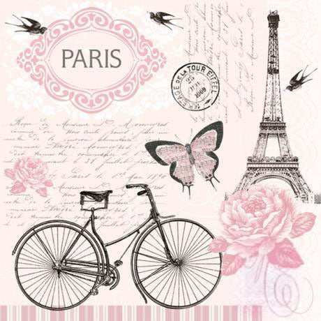 Decoupage Napkins - A Walk in Paris - 1 pc