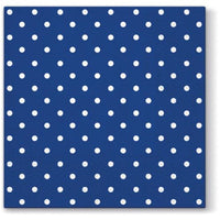 Decoupage Napkins Blue Dots - 1 pc