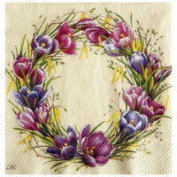 Decoupage Napkins, Crocuses, 1 pc