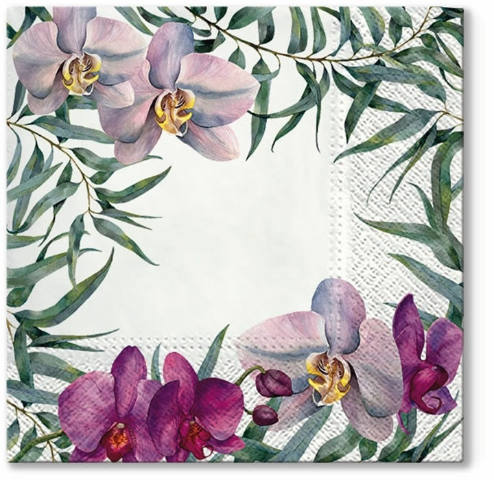Decoupage Napkins Elegant Orchid - 1 pc