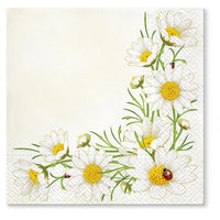 Decoupage Napkins, Ladybug on a Daisy, 1 pc