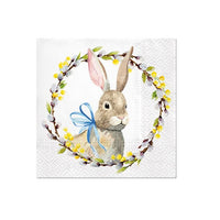 Decoupage Napkins - Rabbit with Catkins - 1 pc