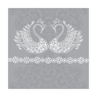 Decoupage Napkins - Swans - 1 pc