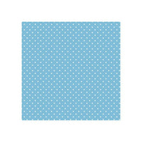 Decoupage Napkins - White Dots on Blue - 1 pc