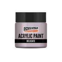 Delicate Metallic Acrylic Paint 50 ml – purplish silver