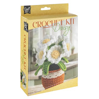 DIY Crochet Daisy Flowerpot Kit