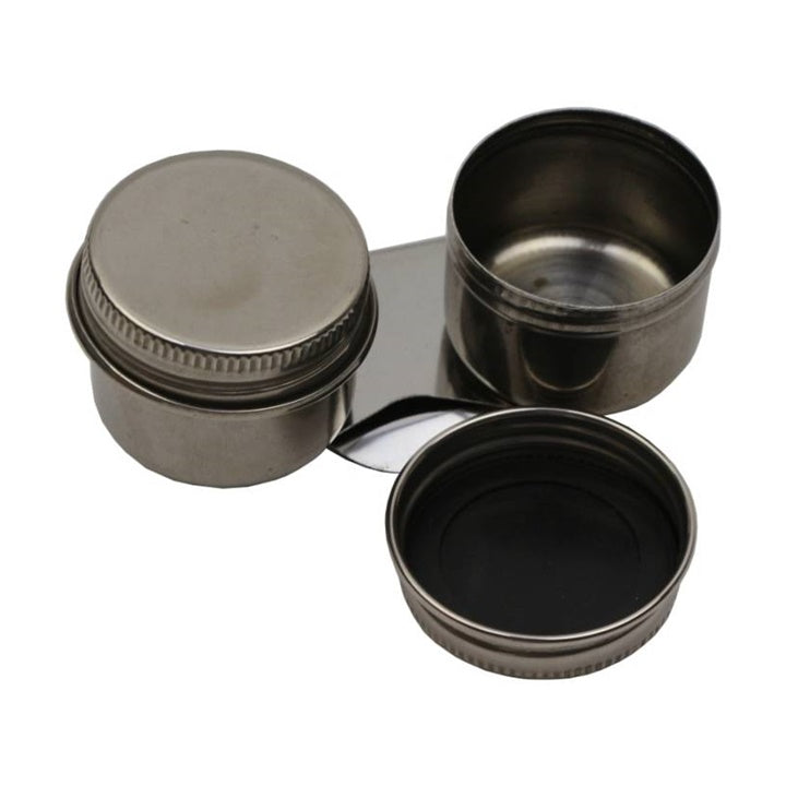 Double Metal Paint Mixing Cup with Lid