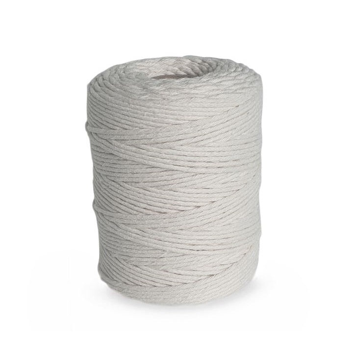 DP Craft Cotton Macramé Cord, 2 mm, White | various sizes — image 2