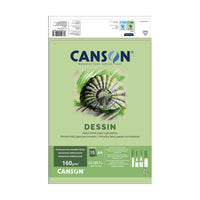 Drawing Pad CANSON Dessin A4 160 g - 15 Sheets