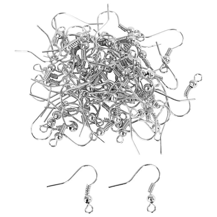 Earring Hooks, 100 pcs | various colors — image 2