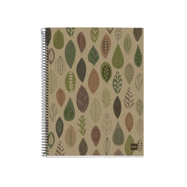 ECO NB-4 Lined A5 Notebook, 120 Sheets, Leaves — image 1