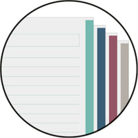 ECO NB-4 Lined A5 Notebook, 120 Sheets, Leaves — image 3