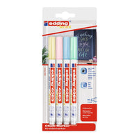 Edding 4085 Chalk Marker Set, Pastel Shades — image 3