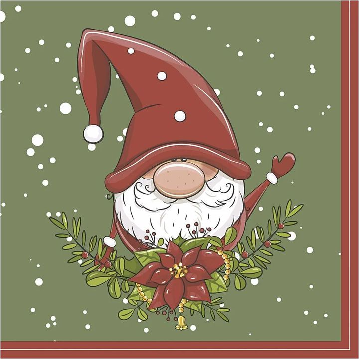 Elf Decoupage Napkins