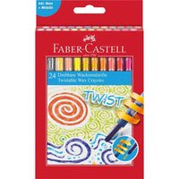 Faber Castell Twist Retractable Wax Crayons | Various Sets — Image 1