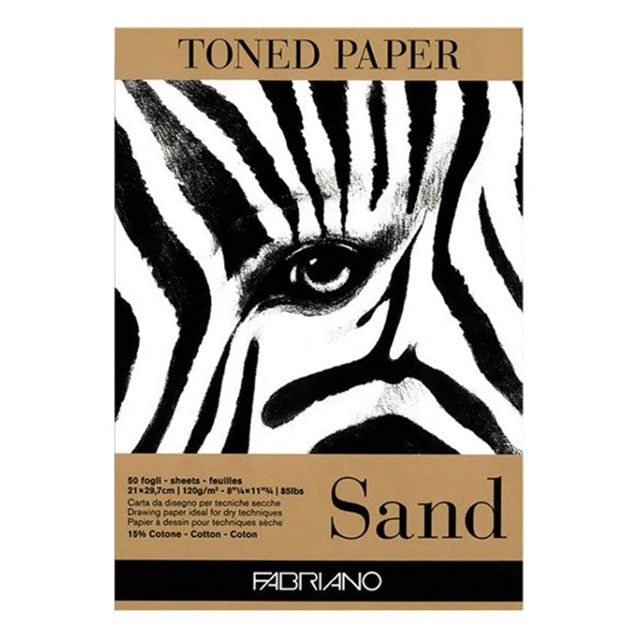 FABRIANO Brown TONED SAND Drawing Pad | various sizes, image 2