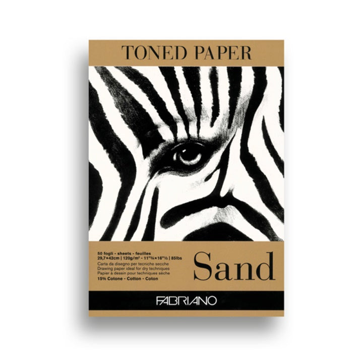 FABRIANO Brown TONED SAND Drawing Pad | various sizes, image 3