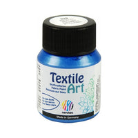 Fabric Paint for Light Textiles 59 ml – metallic blue