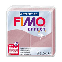 FIMO Effect Polymer Clay 57 g, Rose Gold with Glitter