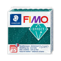 FIMO Effect Polymer Clay 57 g, Green Galaxy